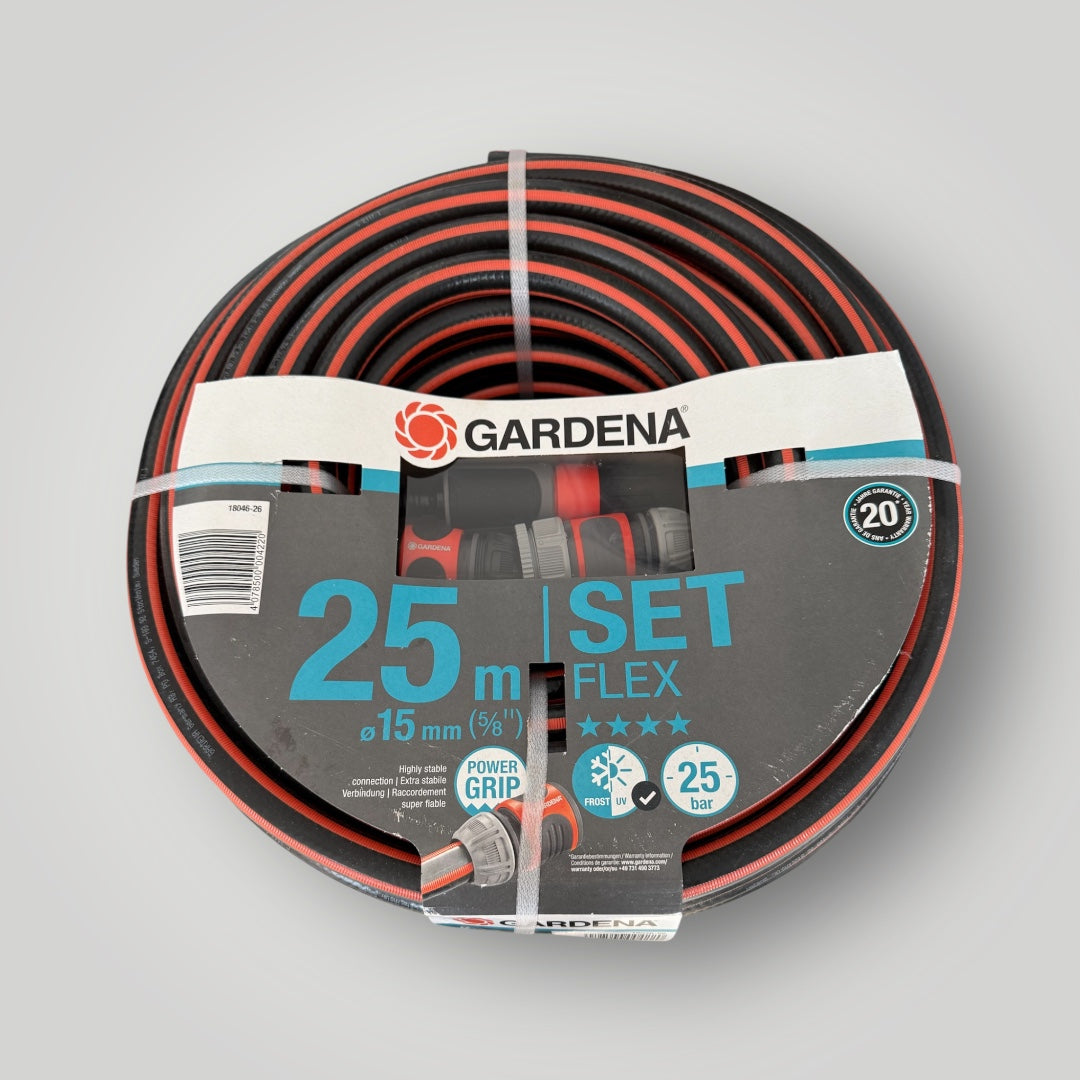 Gardena Set FLEX Gartenschlauch – 25 m x 15 mm (5/8")