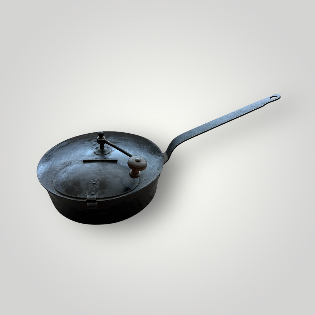Torréfacteur à café manuel en fonte – 28 cm de diamètre