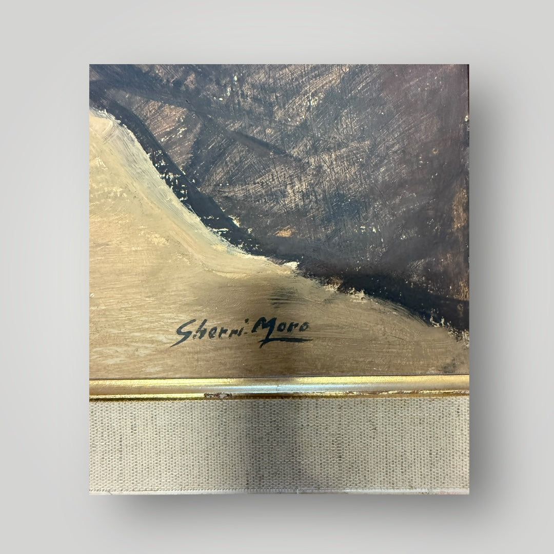 Tableau encadré – Gherri Moro - Portrait bovin - 53x62