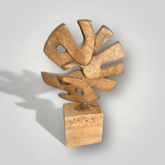 Sculpture abstraite signée Kosimini – 22 cm