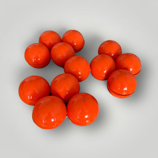 Plateau apéritif / amuse-bouche “boules oranges” – Design de Yonel Lebovici (années 1970)