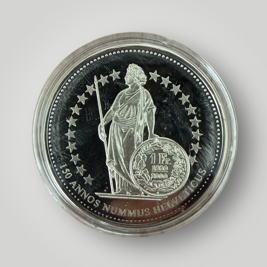 Pièce commémorative suisse – 1 Franken 1850–2000 – 150 ans du franc suisse