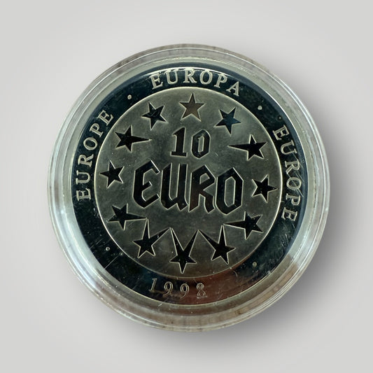 Pièce commémorative de 10 euros – Europe / Europa – 1998