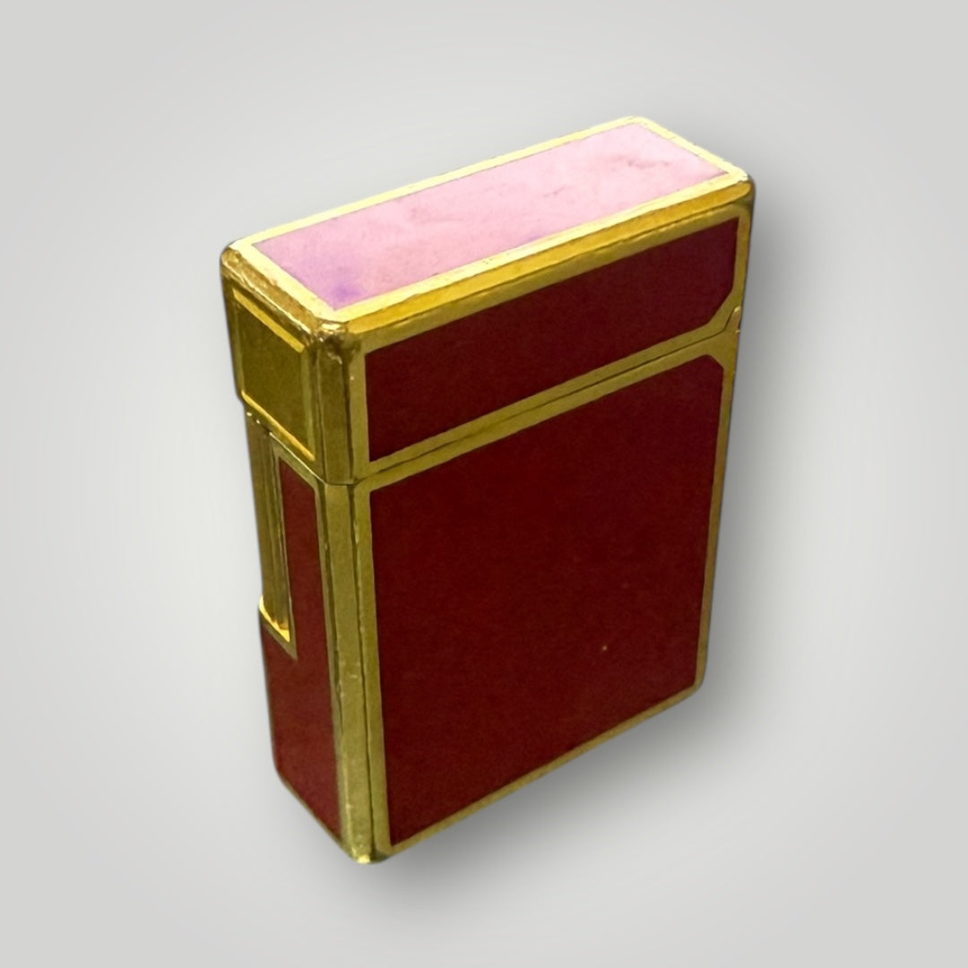 S.T. Dupont – Briquet de Collection – Laque de Chine Rouge & Or